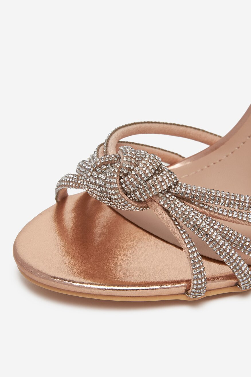 DeeZee - Sandały na szpilce - 5906751109243