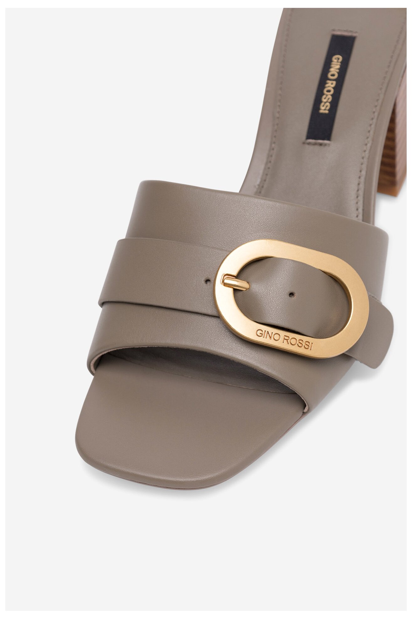 Klapki Gino Rossi VITA-V15595-15-1 Khaki