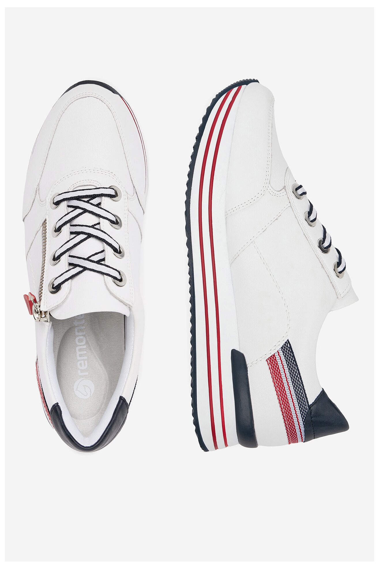 Sneakerși Remonte D1312-82 ALB