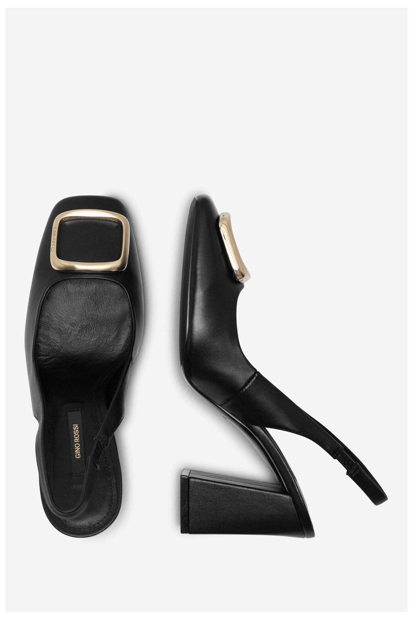 Czółenka Gino Rossi SILVA-SL2275-1 Czarny