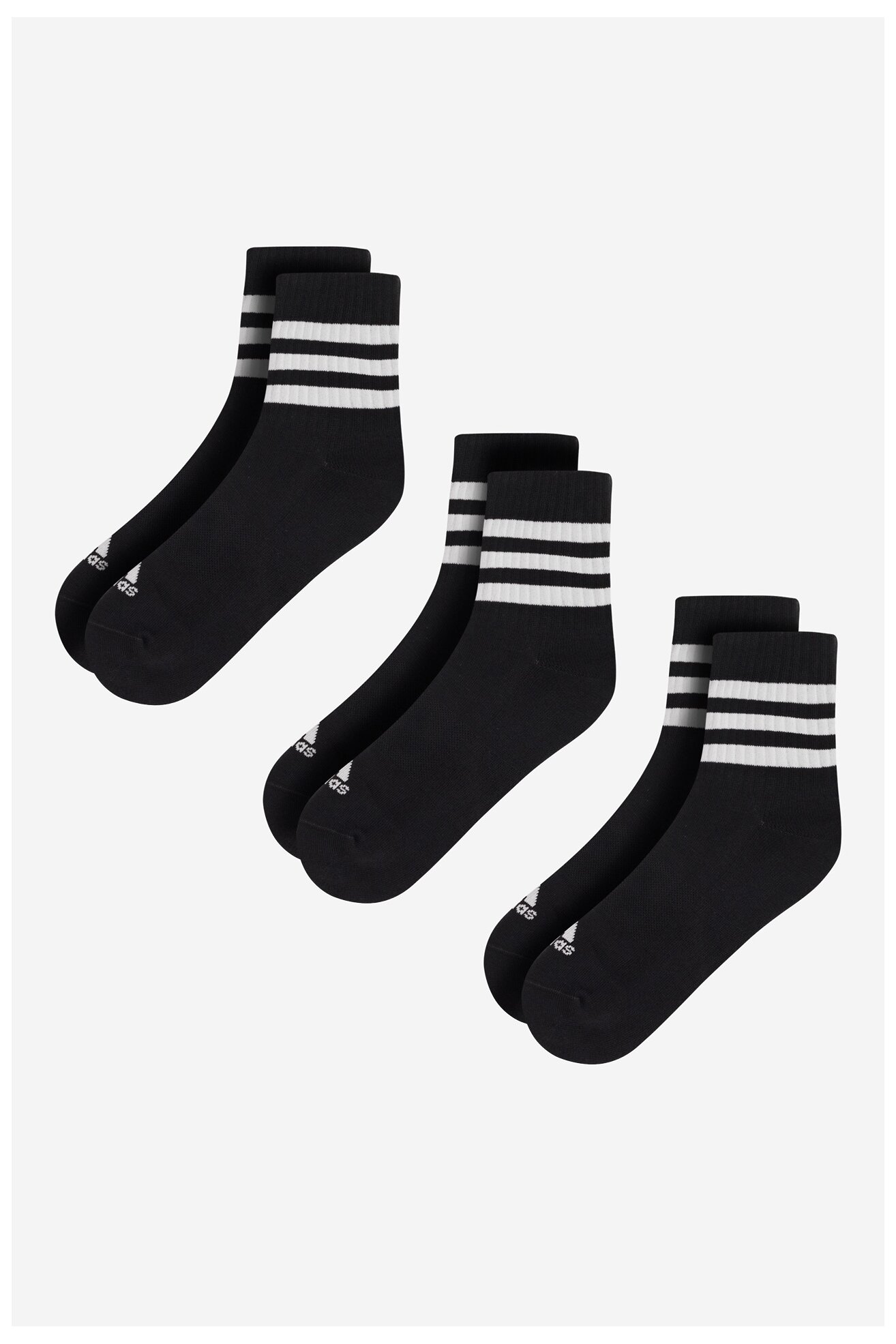 Soseste adidas IC1317 3-PACK NEGRU