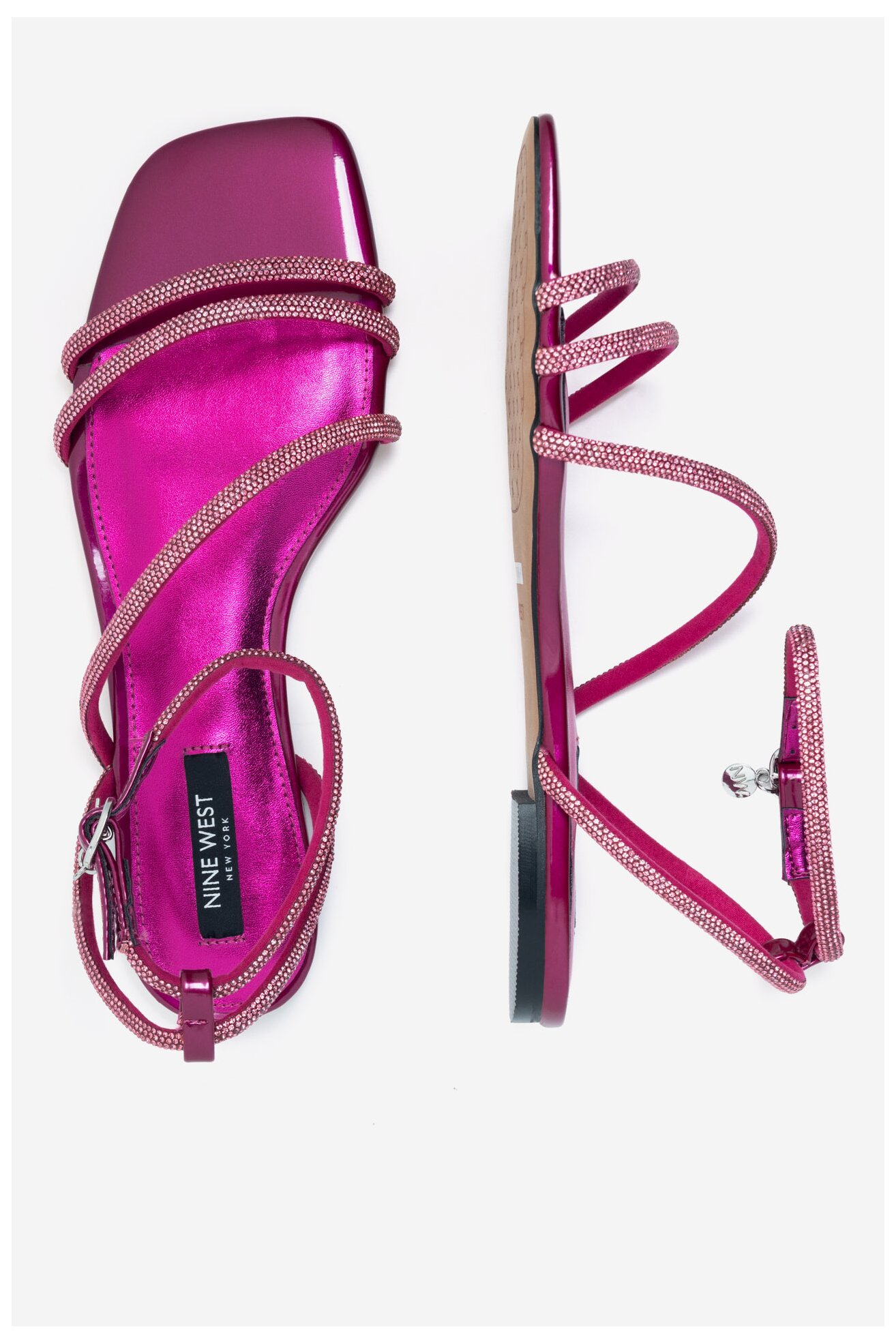 Szandál NINE WEST WFA2766-1 RÓZSASZÍN