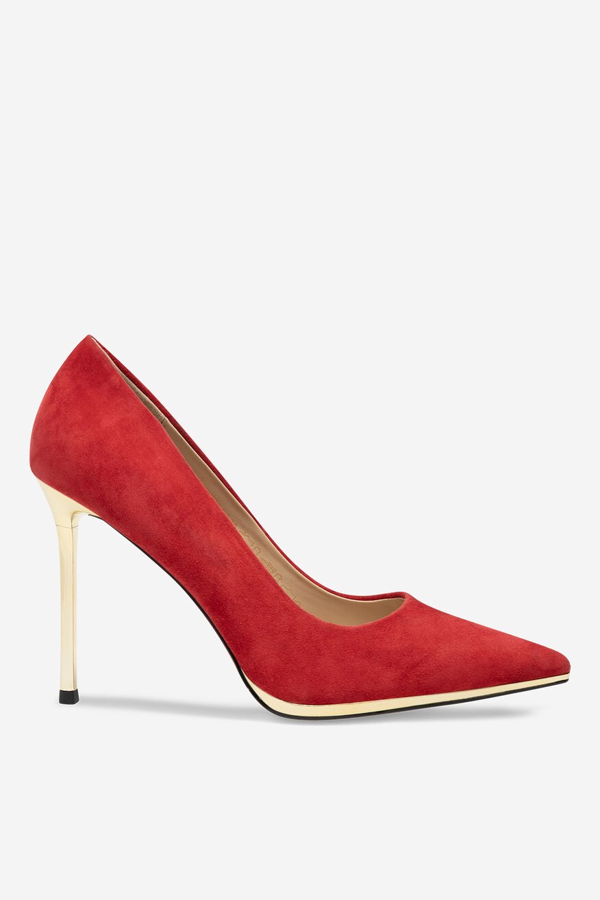 
                EVA MINGE - Szpilki zamszowe - 5905588372608