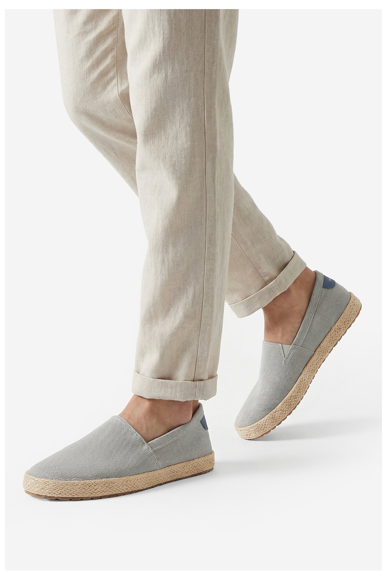 Espadryle NAUTICA CEO-LEADSMAN-02 Szary jasny