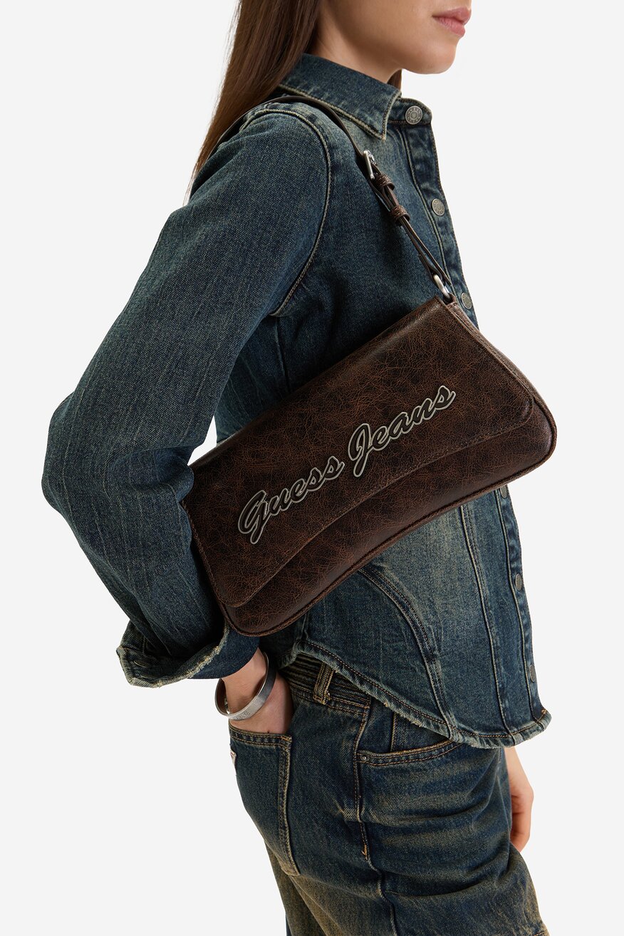 
                Сумка З Ремінцем GUESS JEANS КОРИЧНЕВИЙ - 5906751881880