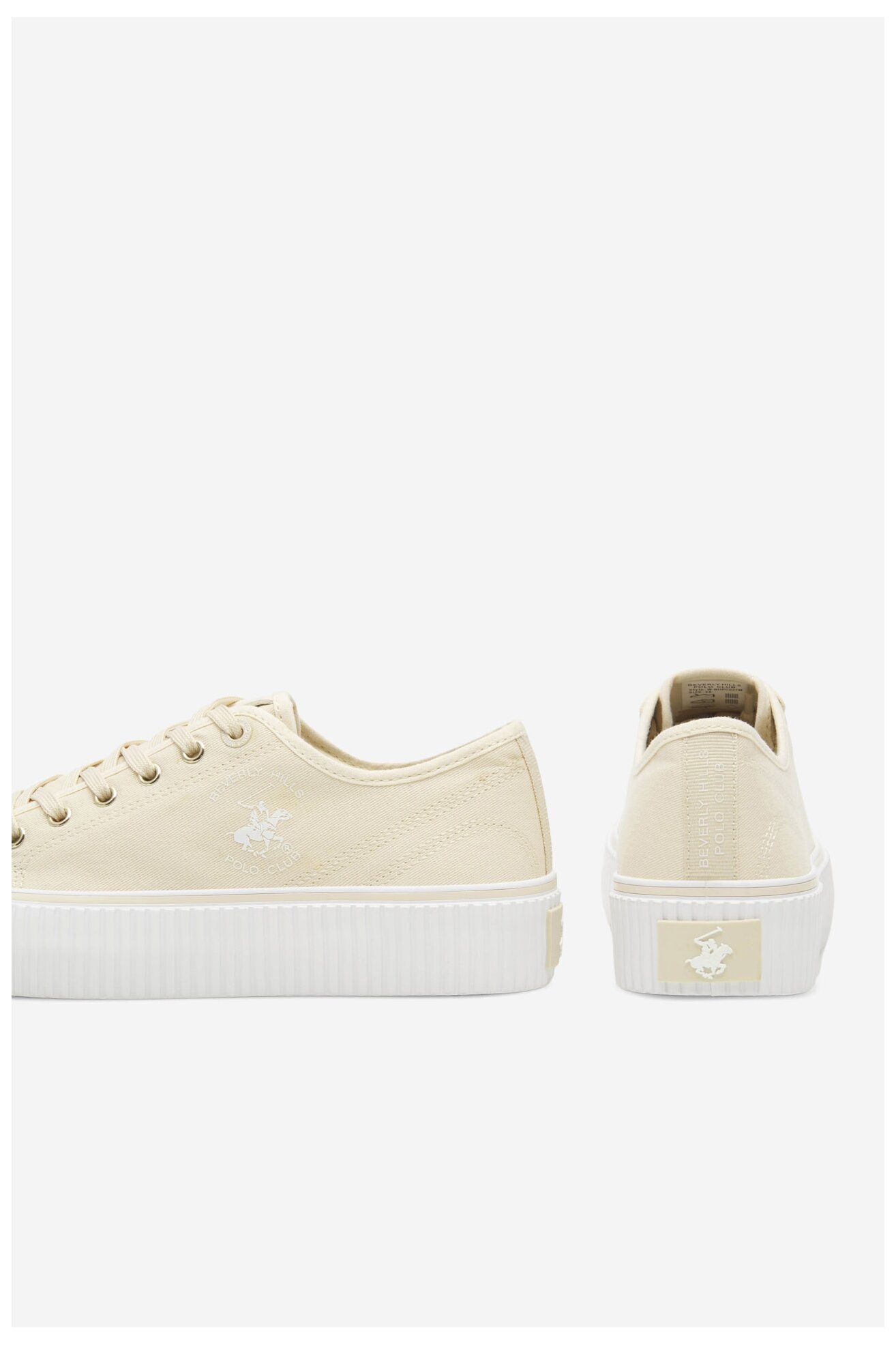 Plátěná obuv Beverly Hills Polo Club W-BHPC027M BÉŽOVÁ