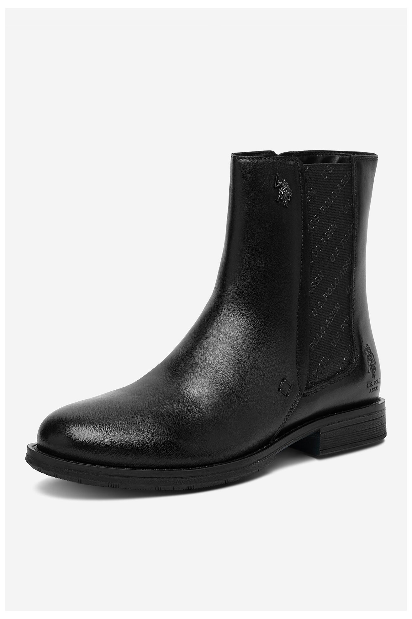 Bokacsizma U.S. POLO ASSN. CEO-INGRID002W/EL1 FEKETE