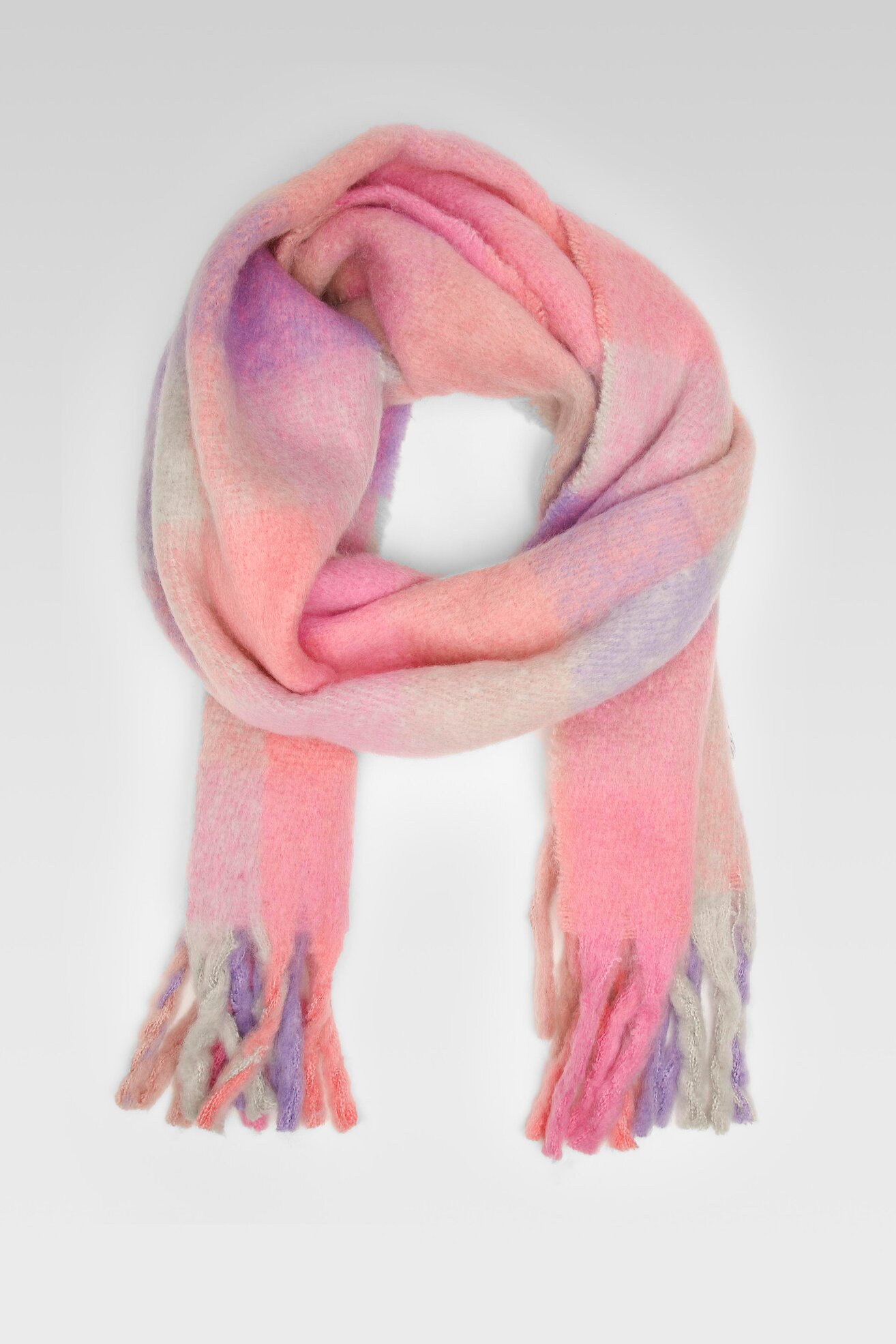 Szalik damski ACCCESSORIES 1W4-016-AW22 Różowy