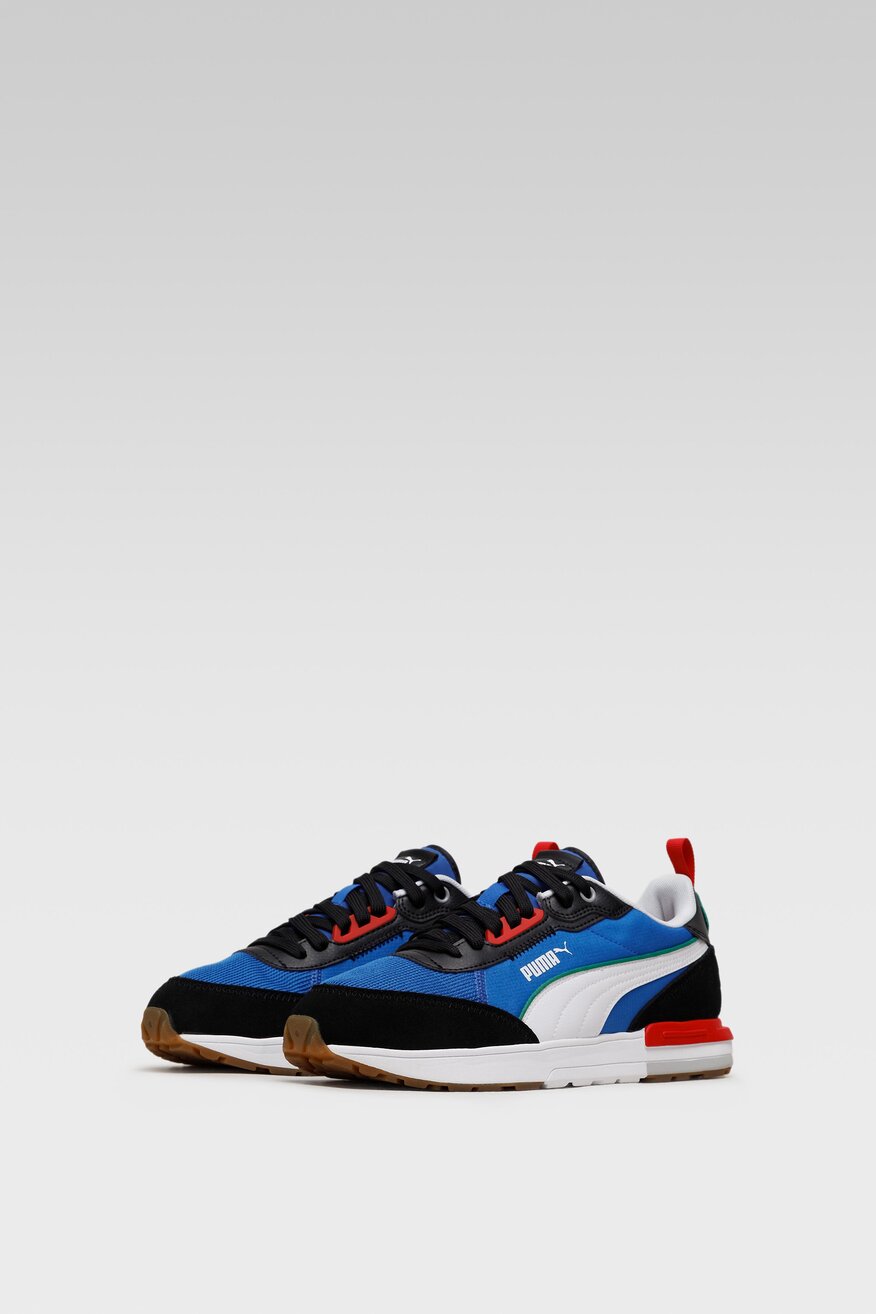 
                Puma - Obuwie sportowe niebieskie sznurowane - 5904248251406