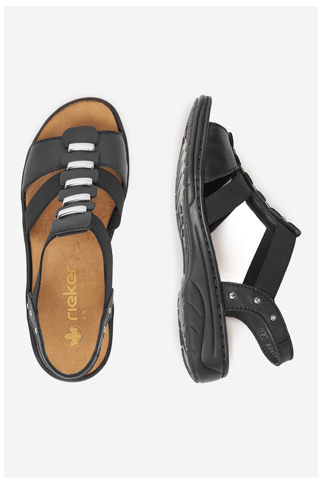 Sandale Rieker 64580-00 NEGRU