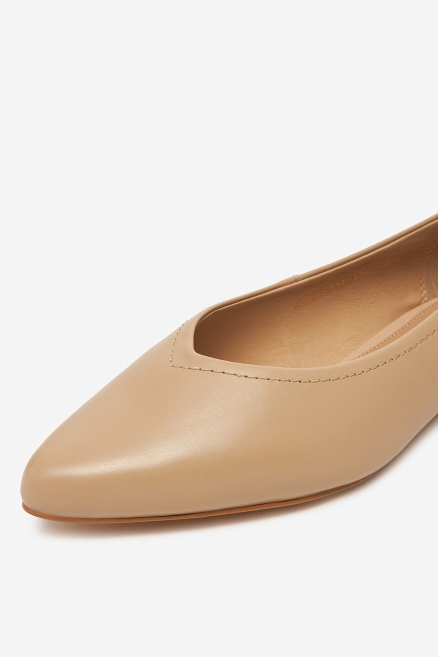 
                Lasocki - Baleriny skórzane - 5903698594453