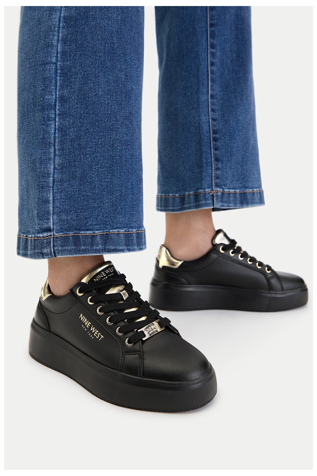 Сникърси NINE WEST CEO-ALIA-01 ЧЕРЕН