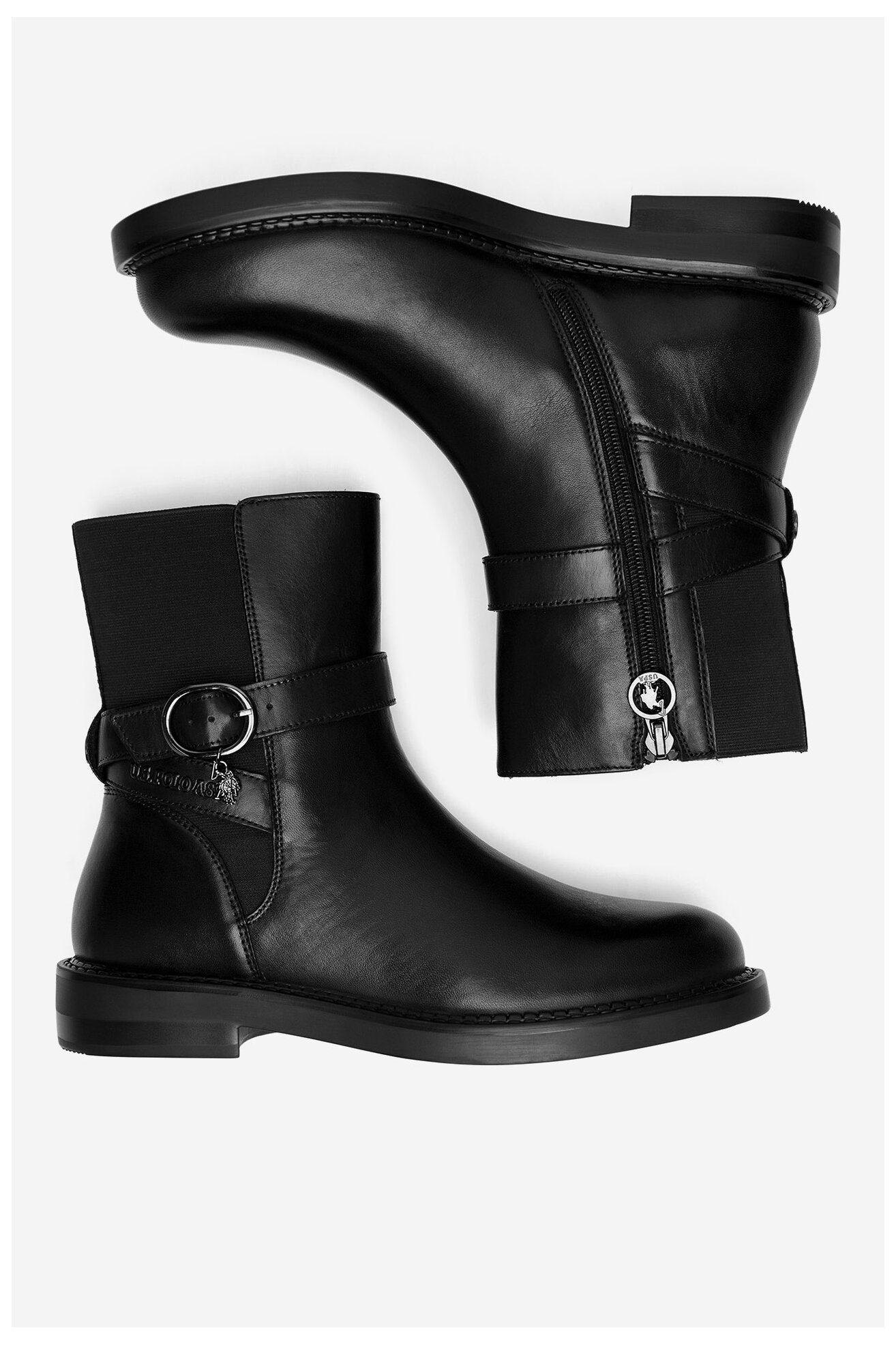 Botki U.S. POLO ASSN. ZOFIA001W/DLE1 Czarny