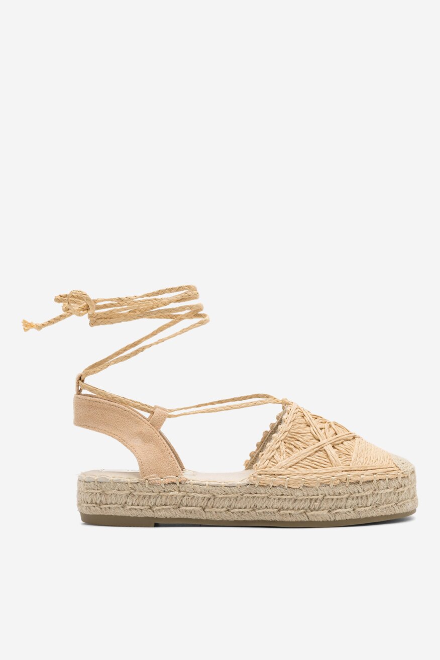 
                DeeZee - Espadryle beżowe - 5904862837611