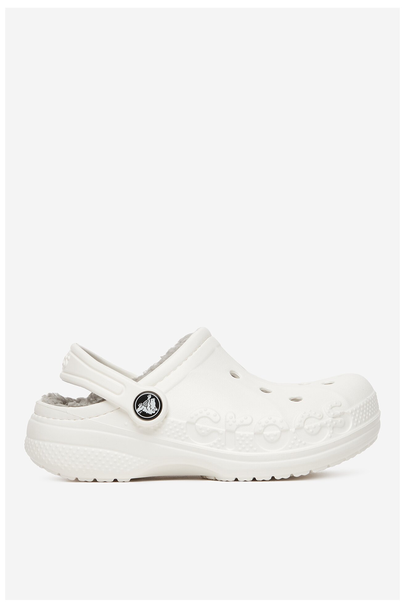 Șlapi pentru bazin Crocs C-BAYA LINED CLOG K 207500-11H ALB