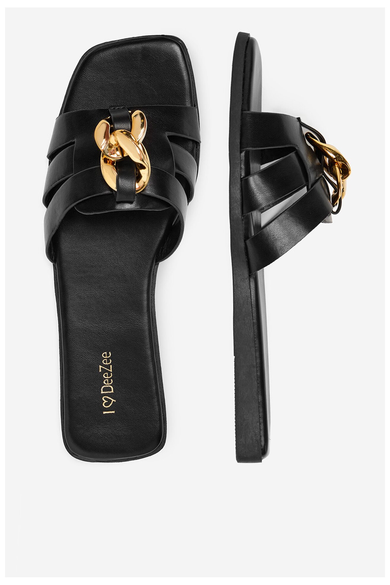 Șlapi DeeZee E2031-11 NEGRU