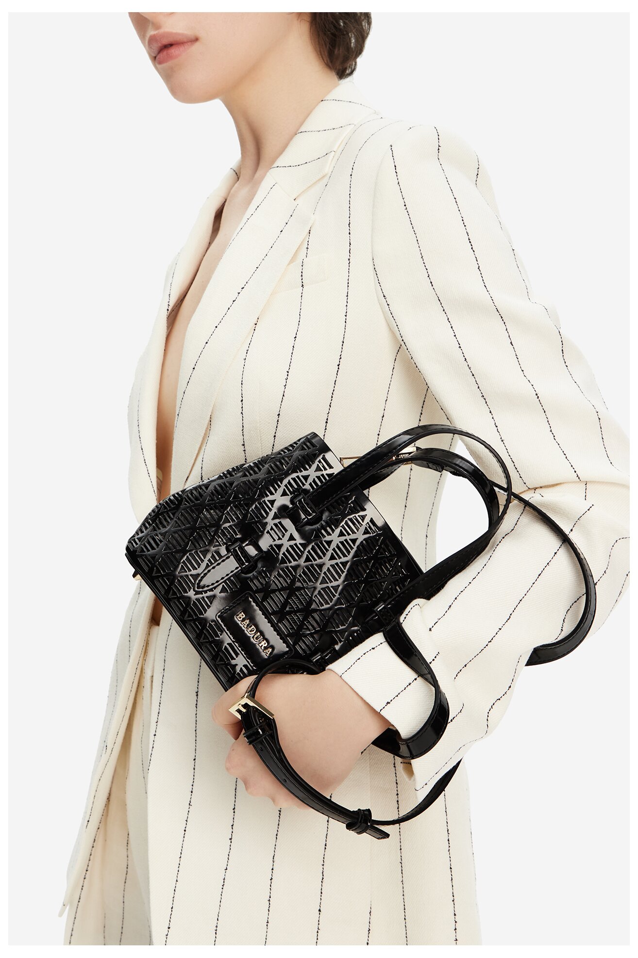 Kézitáska Badura WEN-07 FEKETE