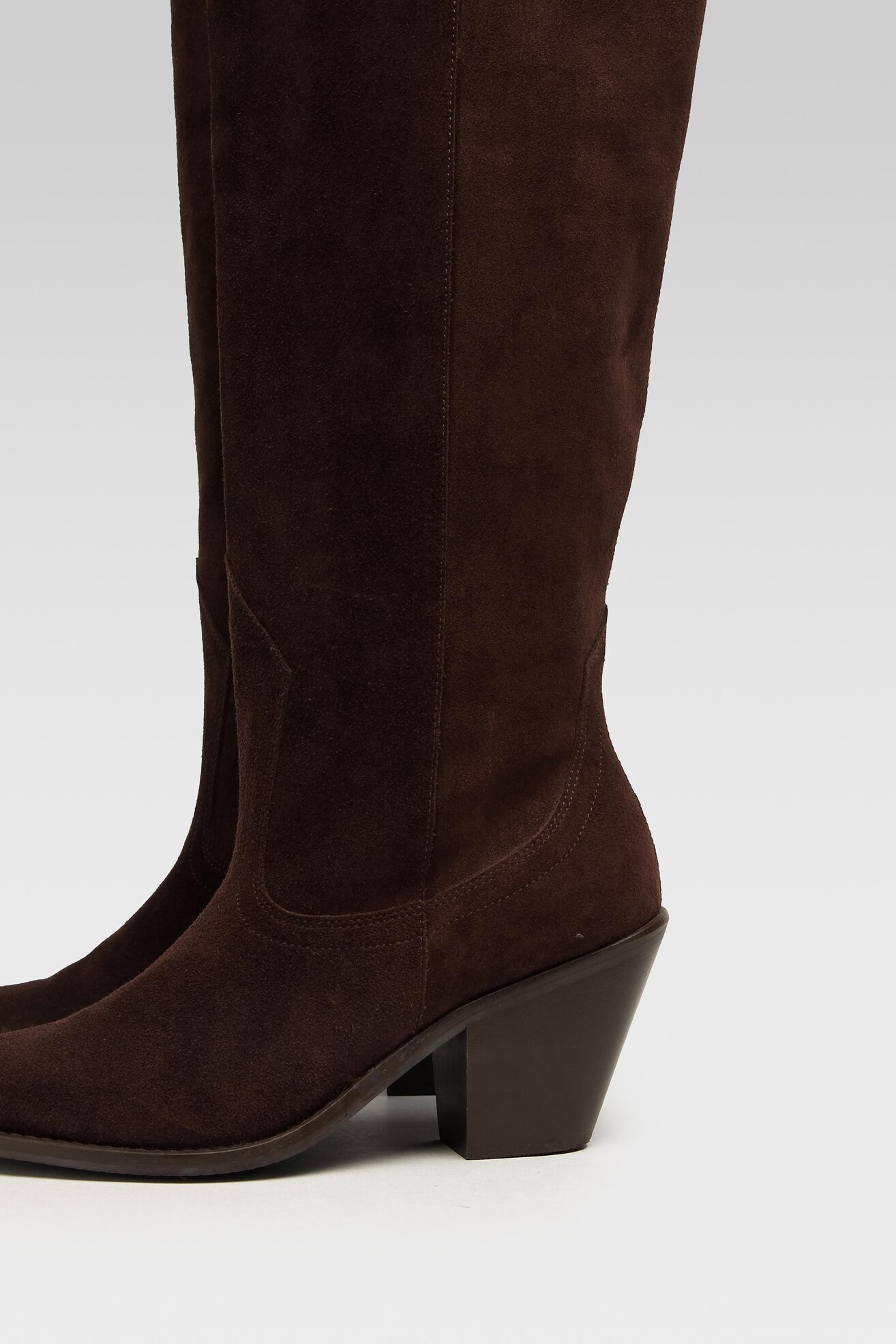 Kozaki Lasocki V441 Brązowy ciemny