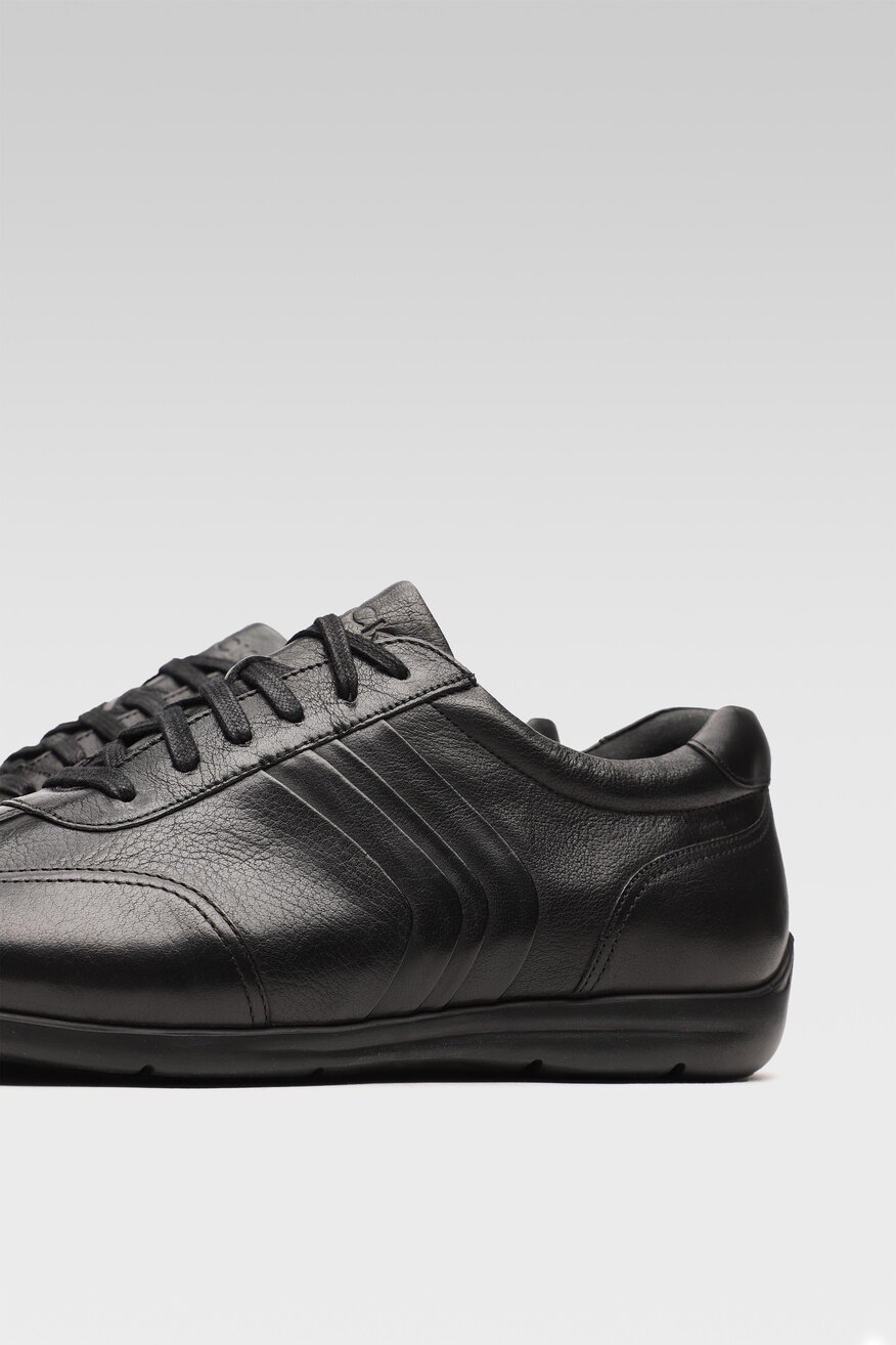 Lasocki - Skórzane sneakersy czarne - 5903698882307