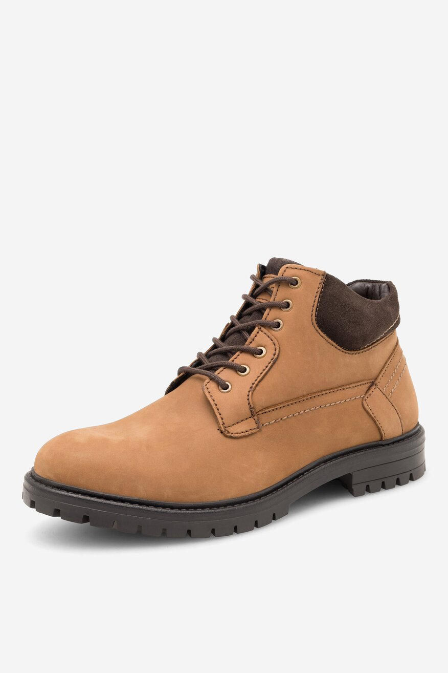 Lasocki - Trzewiki skórzane ocieplane - 5905588068266