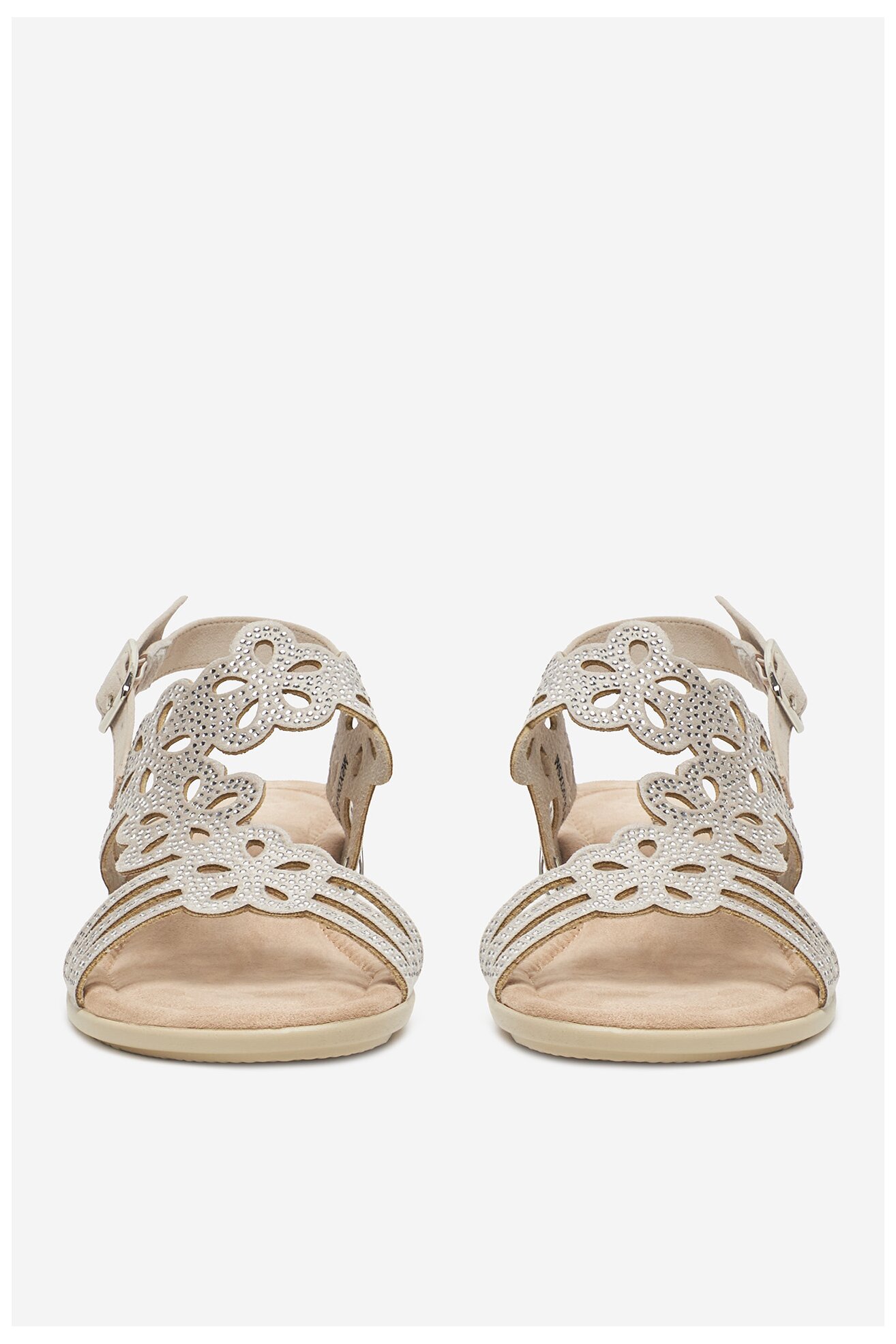 Sandały Clara Barson WSXD015-06 Szary jasny