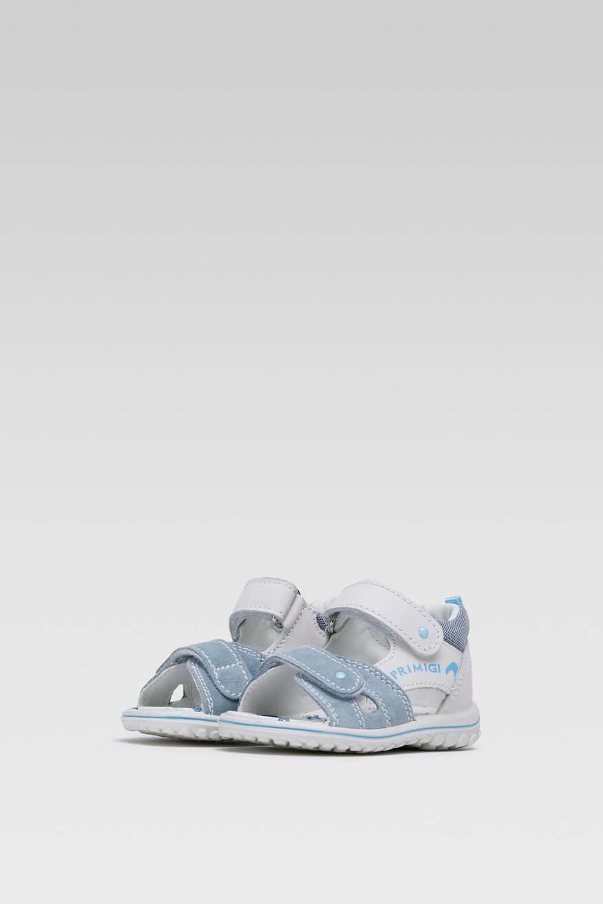 
                Primigi - Skórzane sandały niebieskie - 5904248293956
