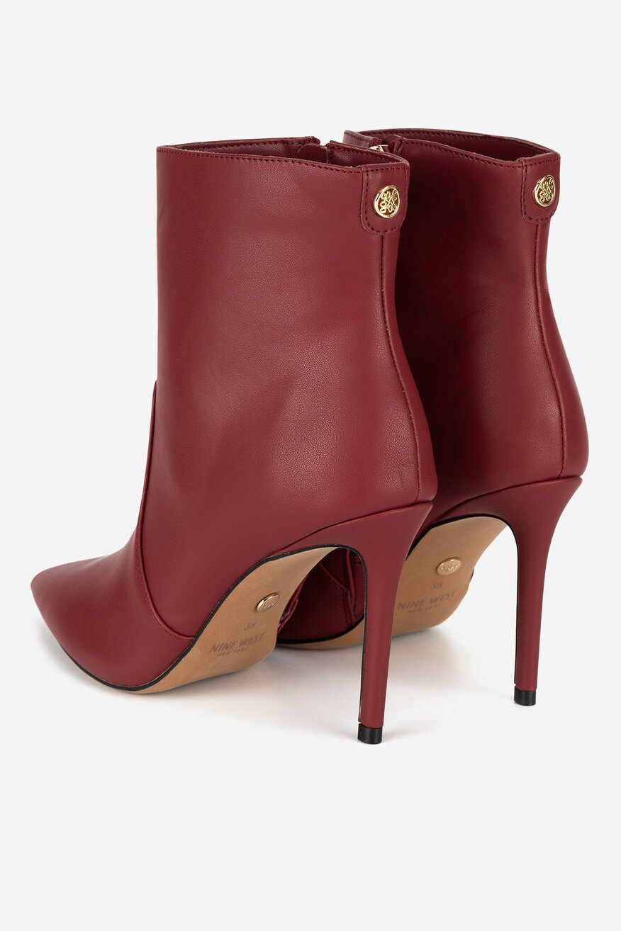 Kotníková obuv NINE WEST ČERVENÁ - 5903419339783