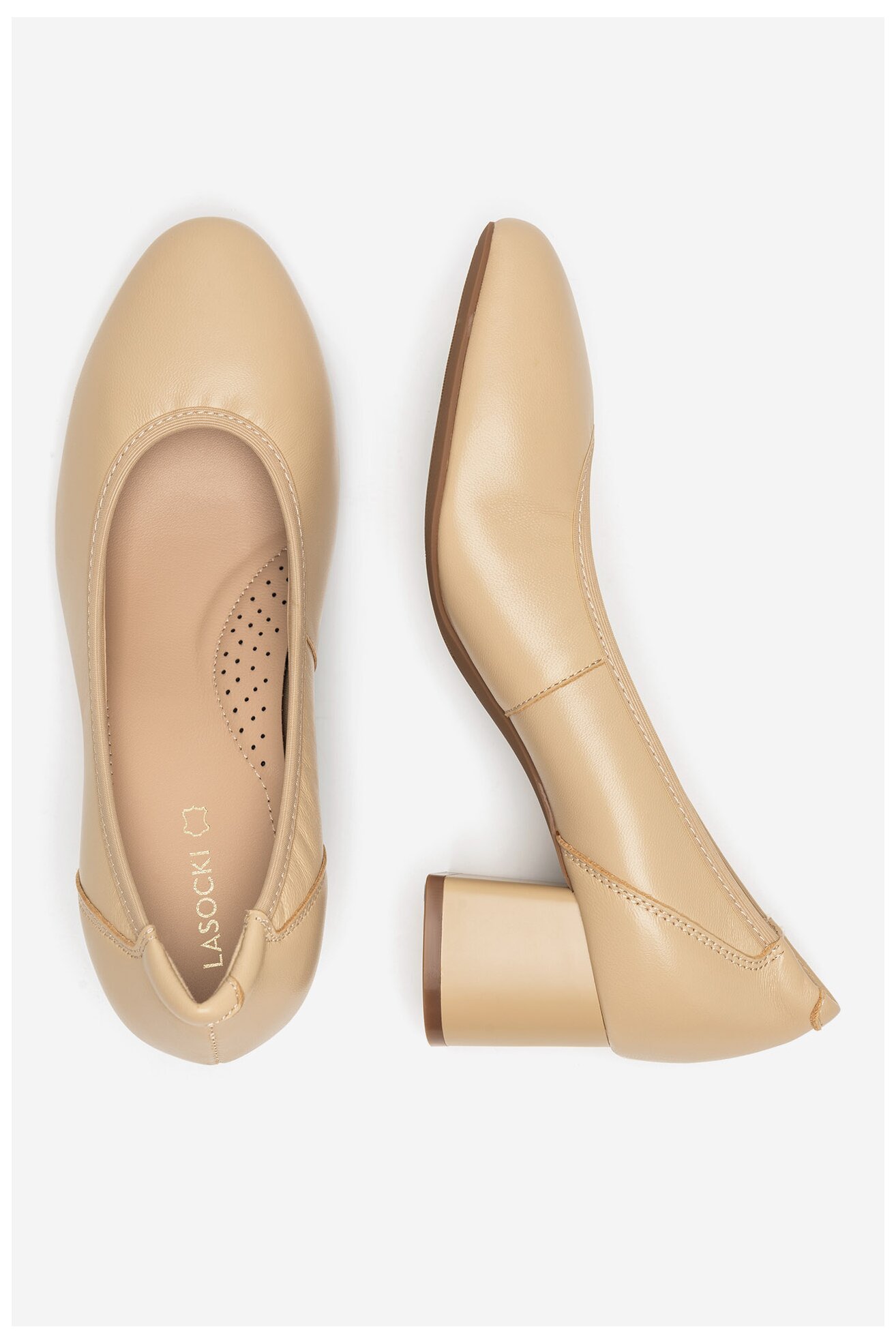 Czółenka Lasocki WYL4060-1Z Beżowy