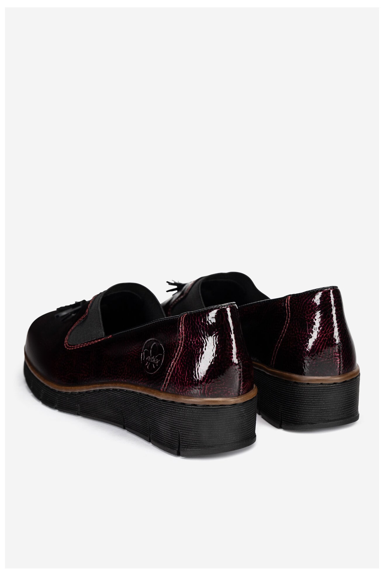 Polobotka Rieker 53751-35 BORDÓ