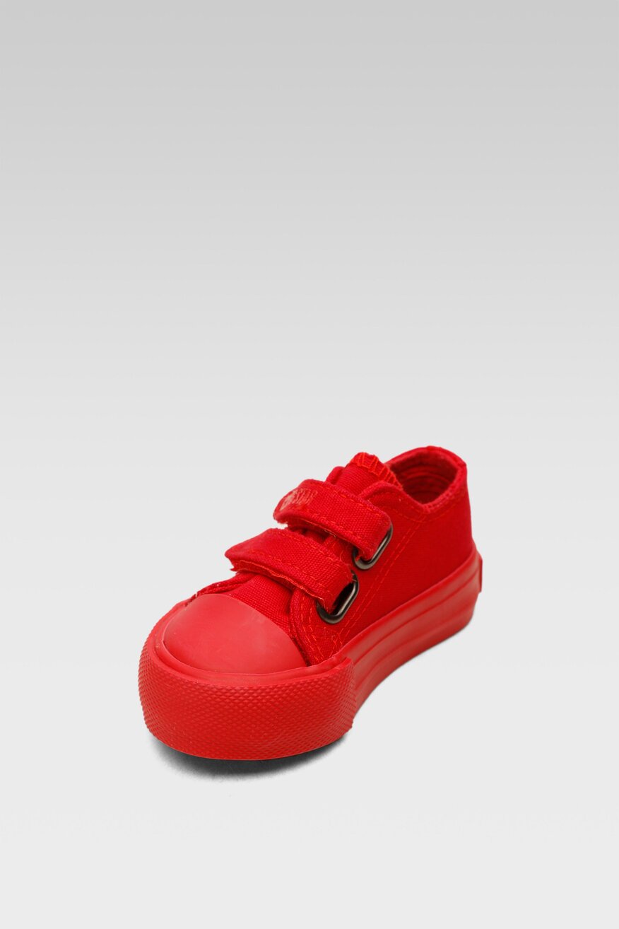Big Star - Trampki czerwone na rzep - 5904248200503