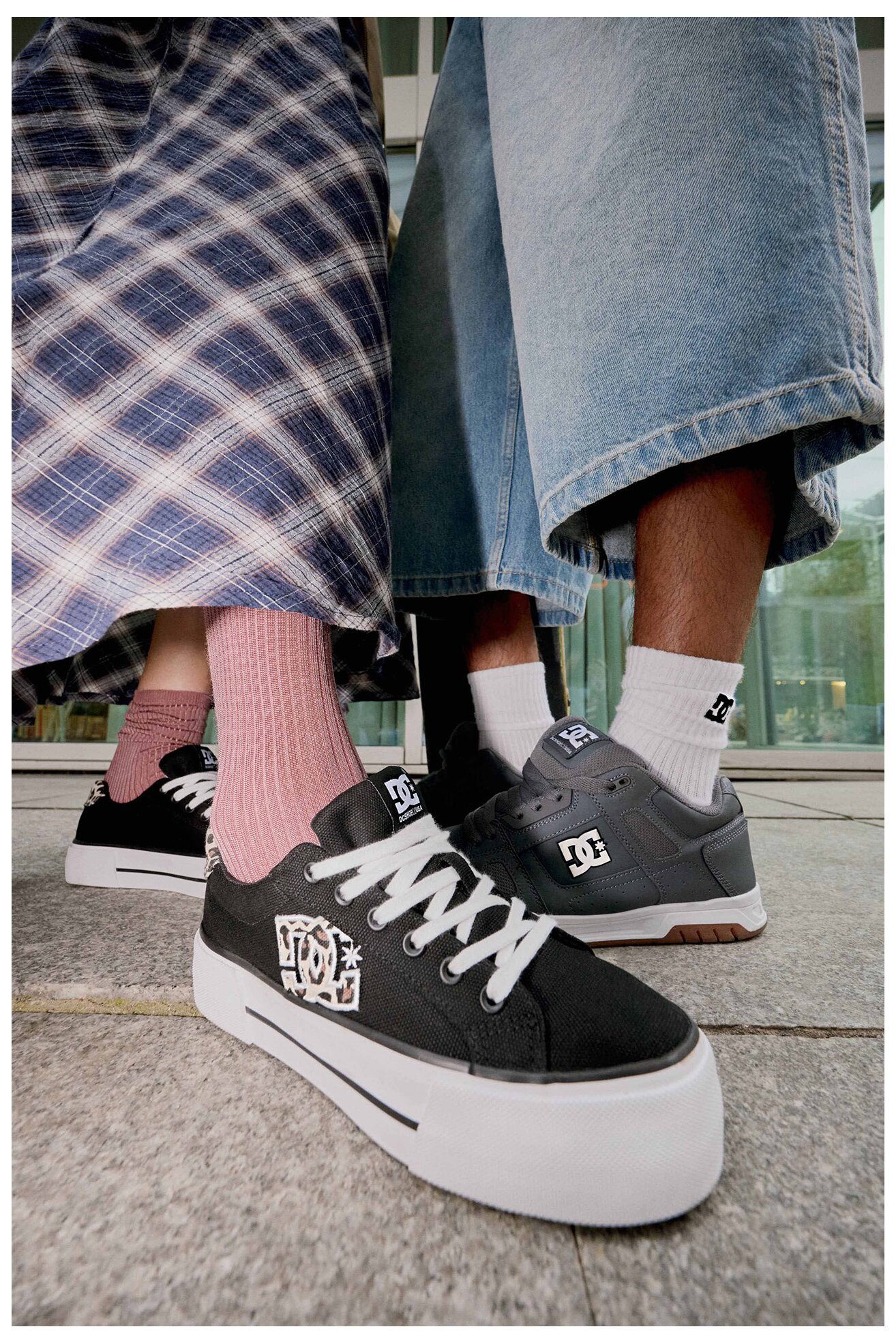 Pantofi pânză DC Shoes SS25-3C068 NEGRU