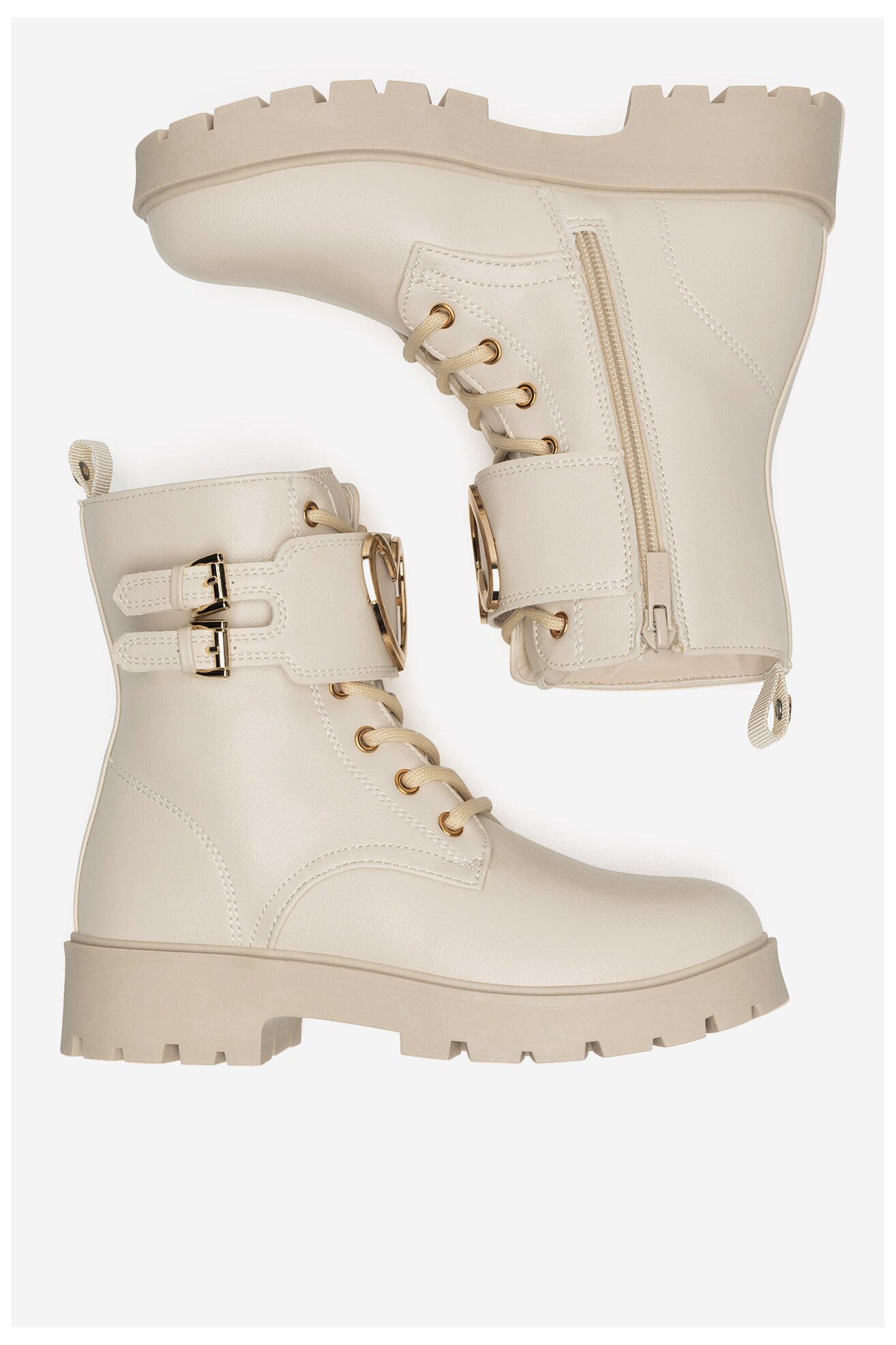 Trzewiki DeeZee CM231117-2 Beżowy