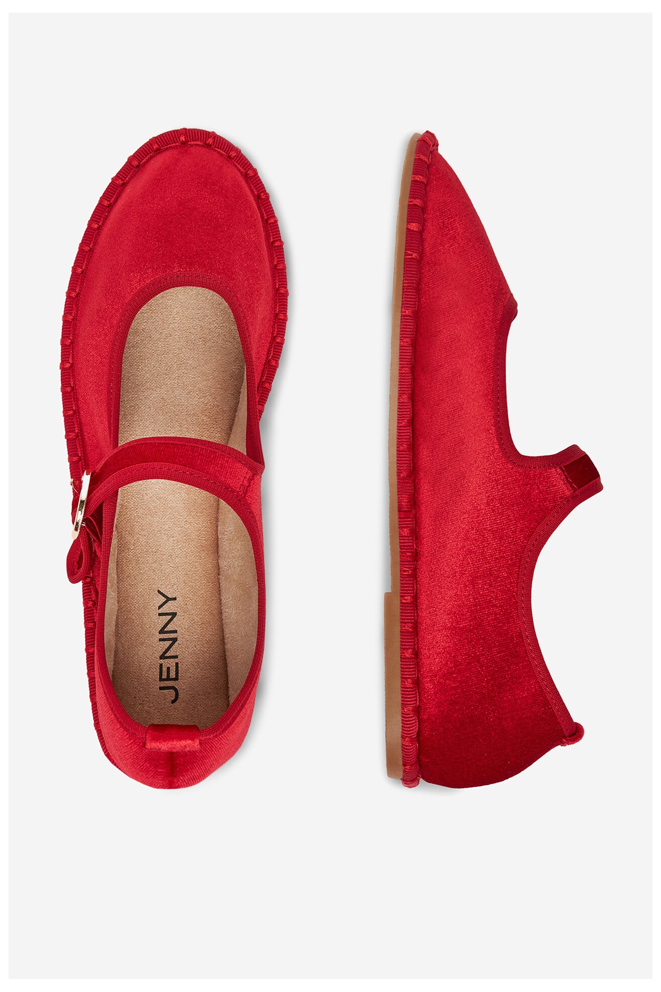 Baleriny Jenny HY60163-11 Czerwony