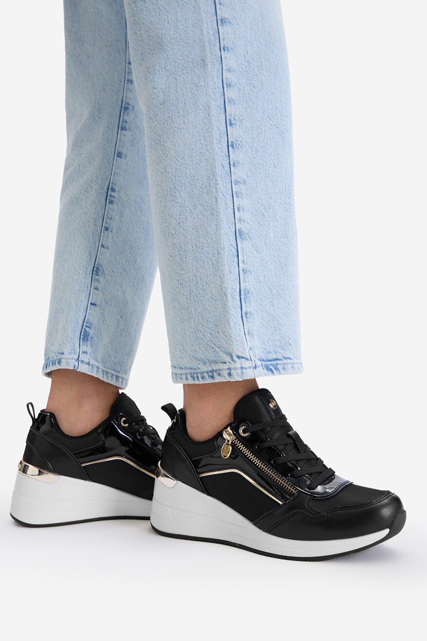 Сникърси NINE WEST ЧЕРЕН - 5906751871522