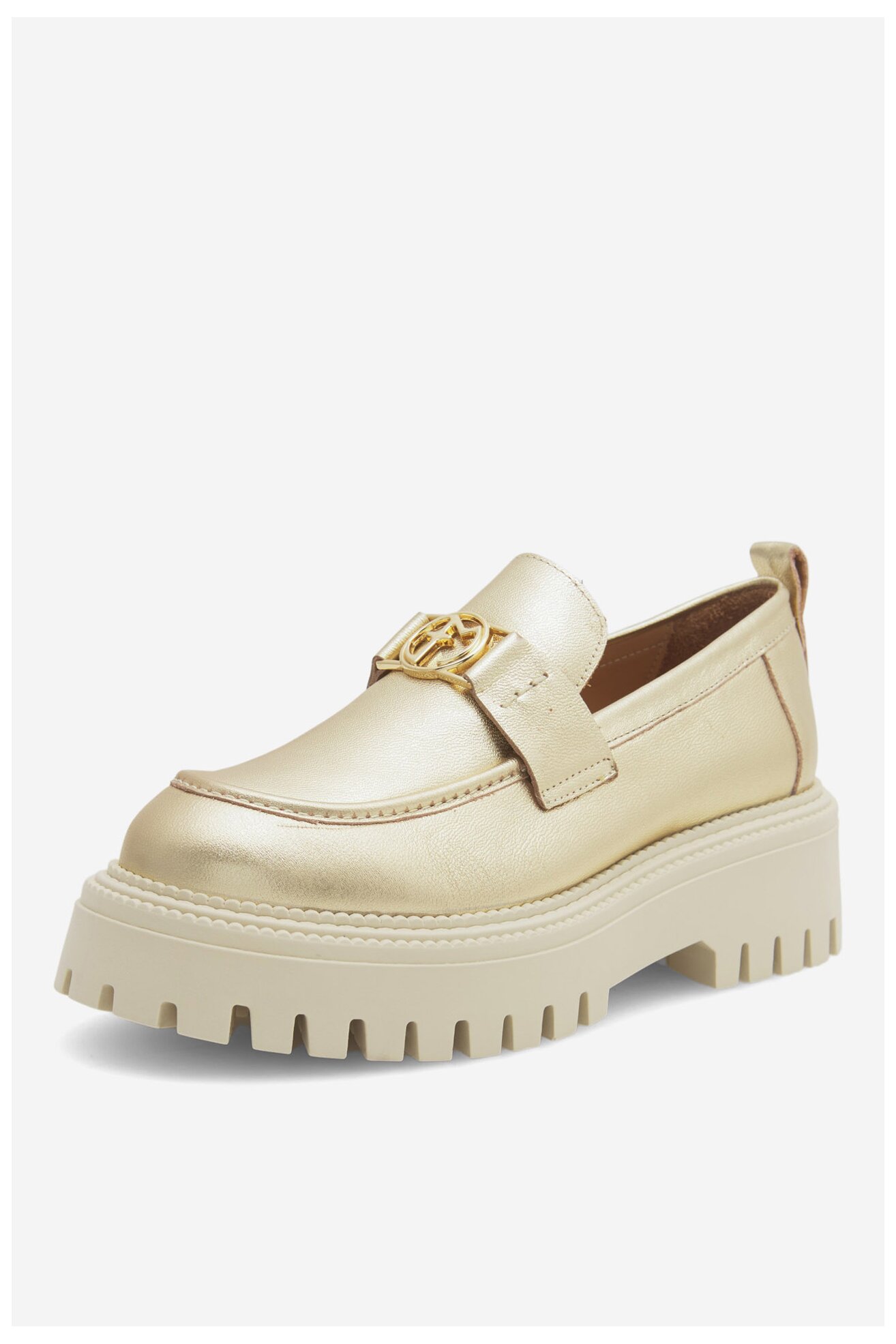 Мокасини EVA MINGE SARAH-8049 ЗОЛОТИЙ