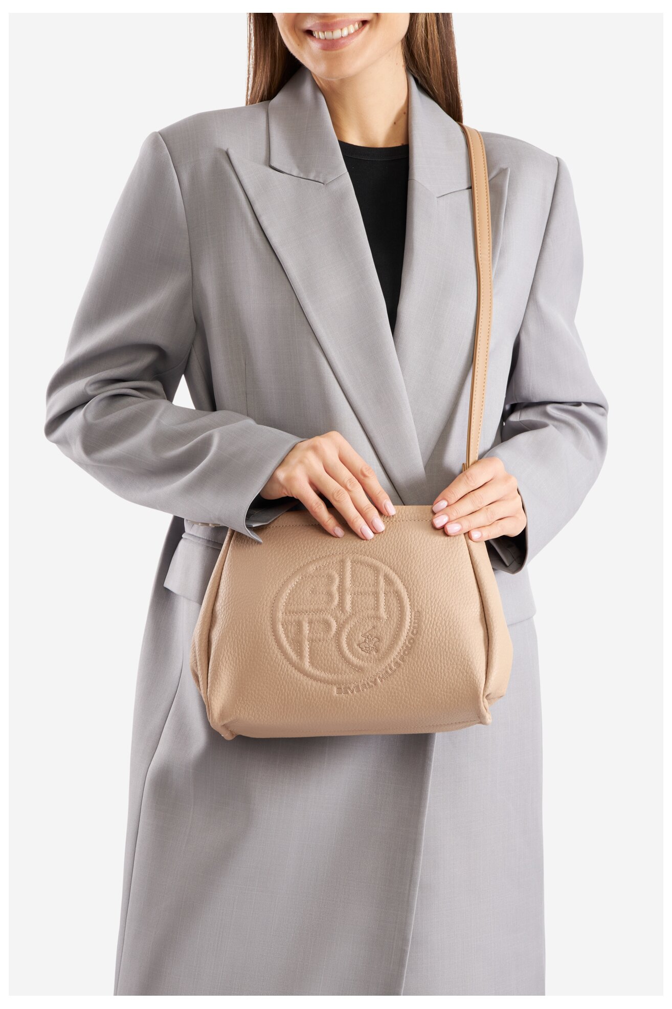 Kézitáska Beverly Hills Polo Club BHPC-K-042-06 BÉZS