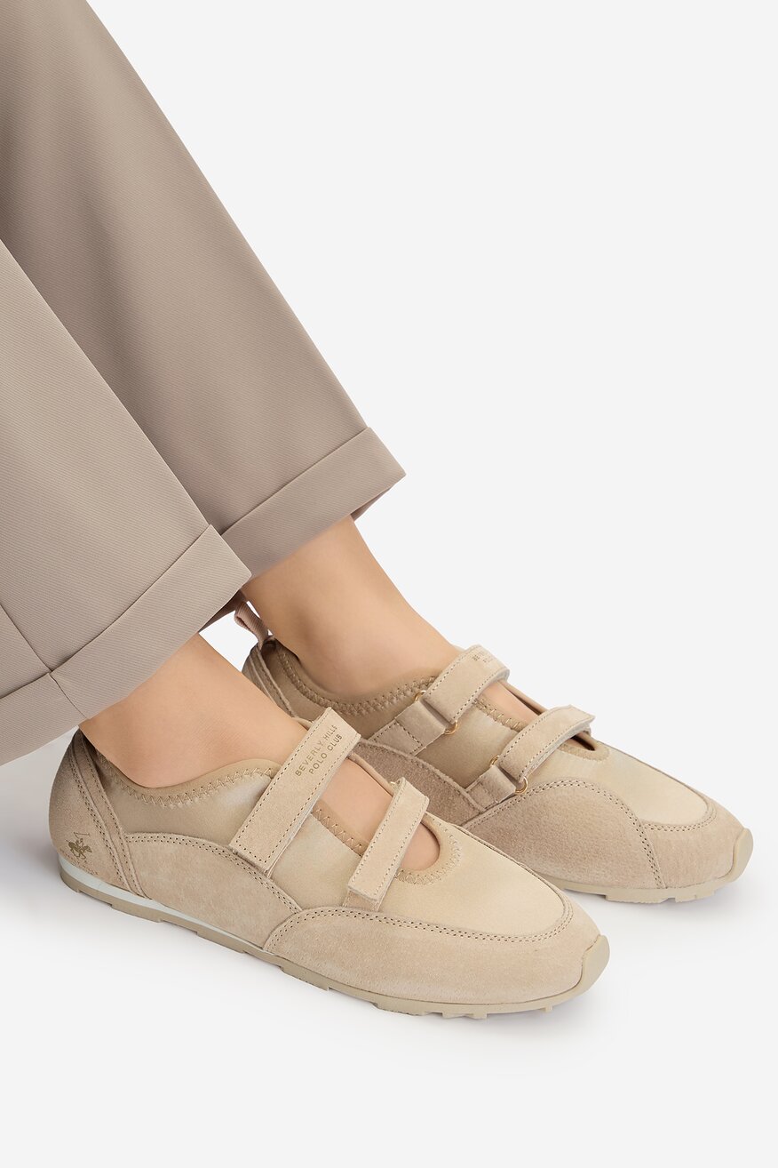 
                Beverly Hills Polo Club - Sneakersy skórzane - 5906751850572