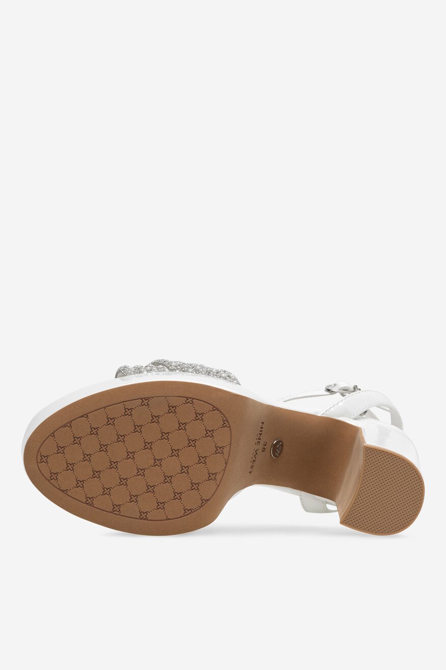 Sandály NINE WEST BÍLÁ - 5905588592624