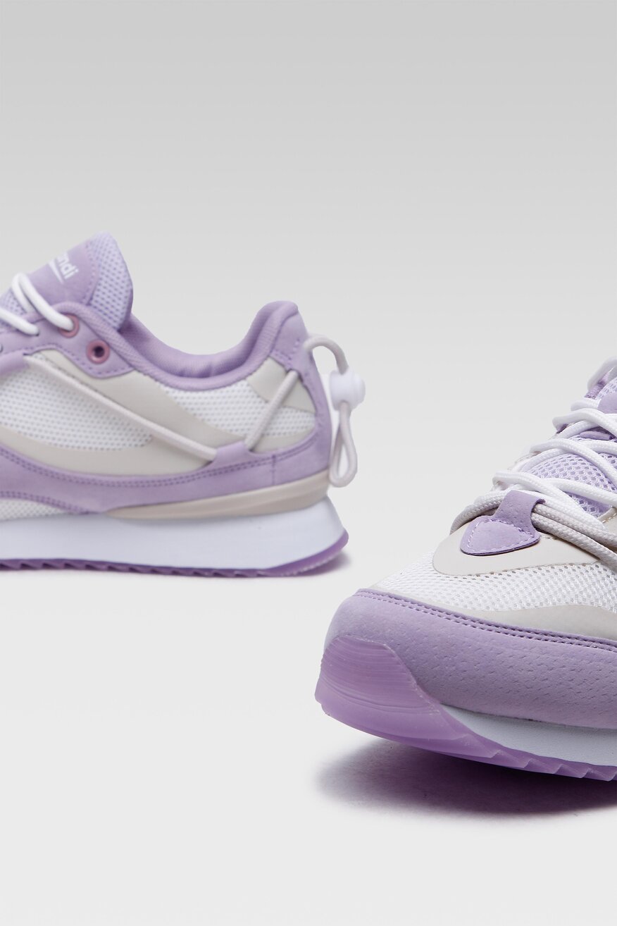 Sprandi - Obuwie sportowe fioletowe sznurowane - 5904248448271
