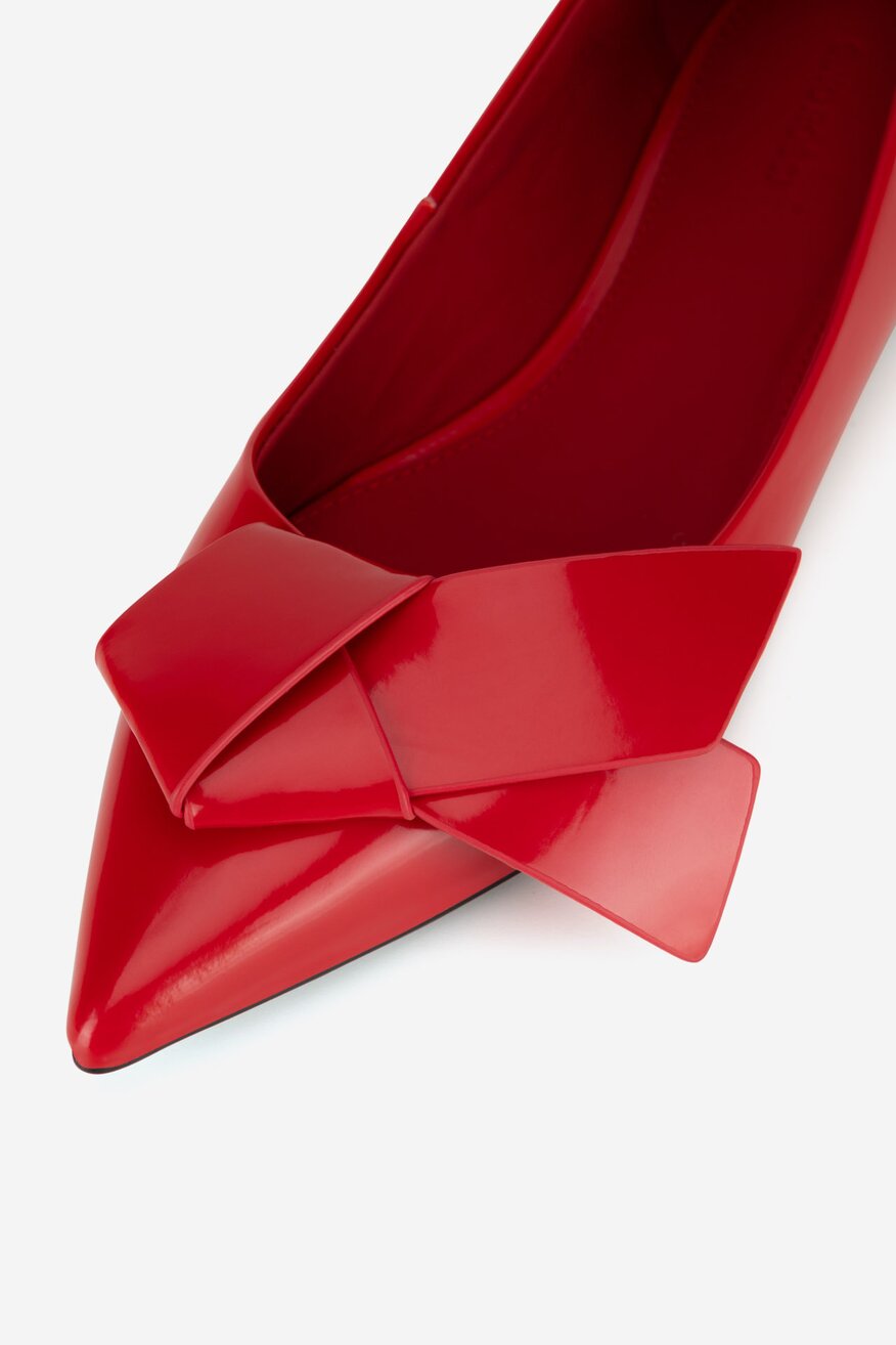 Gino Rossi - Baleriny skórzane - 5906751796955