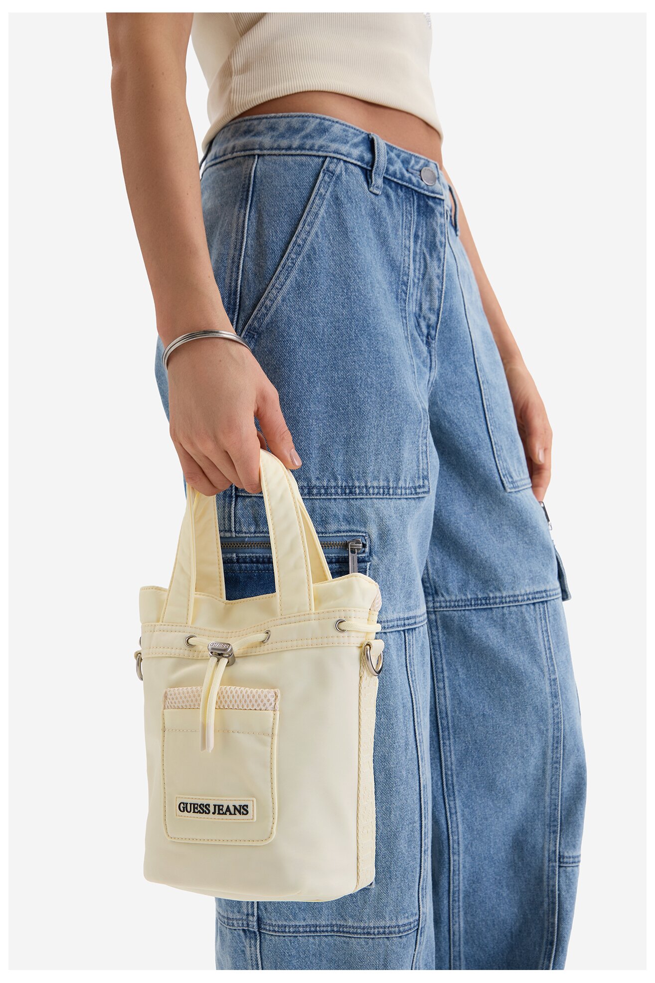 Сумка З Ремінцем GUESS JEANS CWBEO-GUESS-XC-006-09 БЕЖЕВИЙ