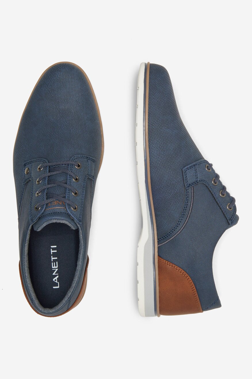 Pantofi casual Lanetti BLEUMARIN - 5905588314165