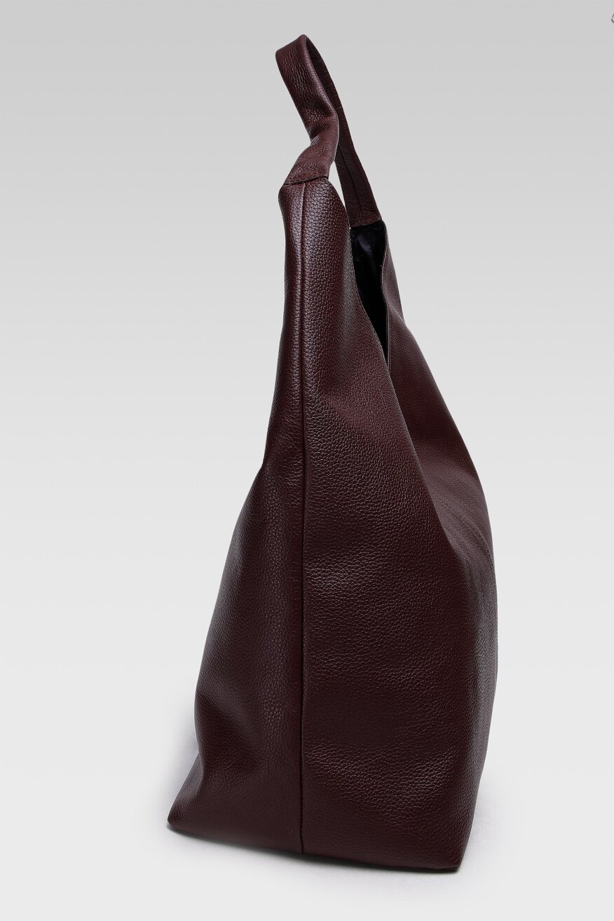 
                Lasocki - Torebka duża skórzana hobo bag - 5904248476434