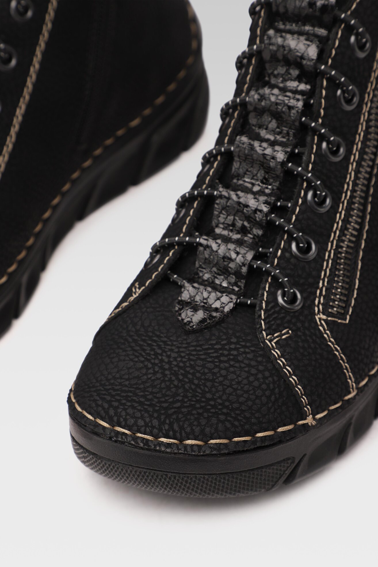 Trzewiki Rieker 55048-00 Czarny