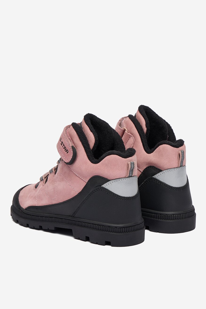 G-STAR RAW - Skórzane trzewiki na rzep - 5906751329115