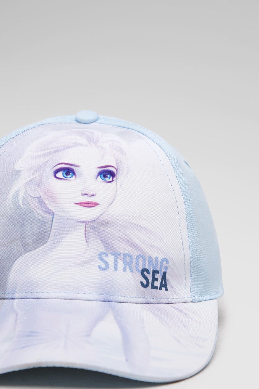 
                Frozen - Czapka z daszkiem z printem biała - 5903698710495