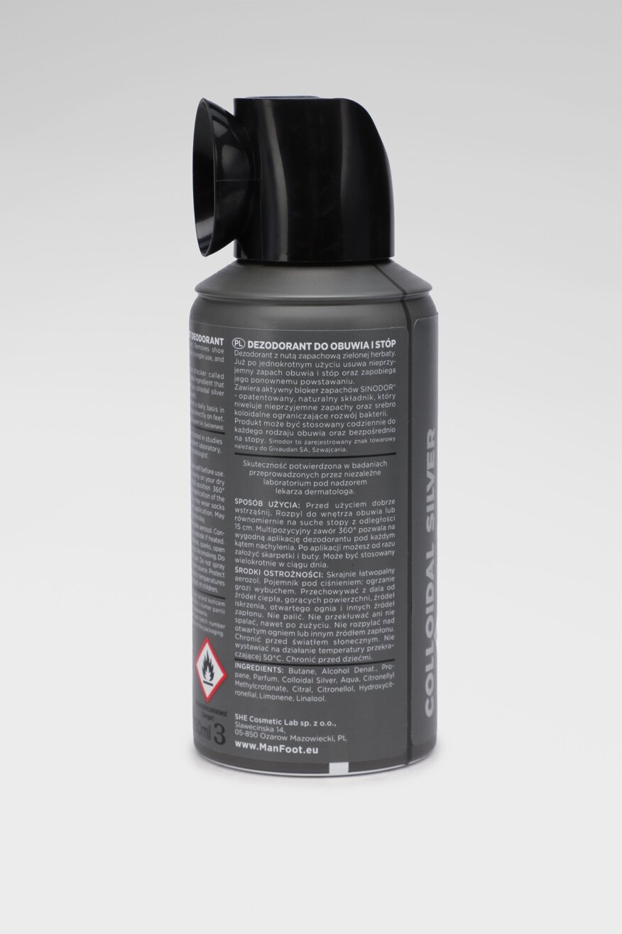 Manfoot - Dezodorant do obuwia i stóp bezbarwny - 2230004600175