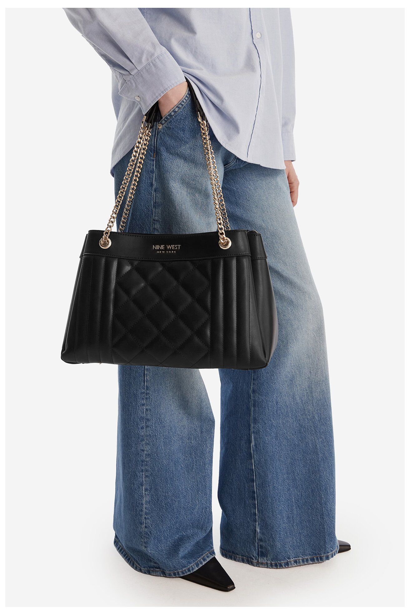 Torebka NINE WEST EO-LAFAYETTE LUXE-LDA8706 Czarny