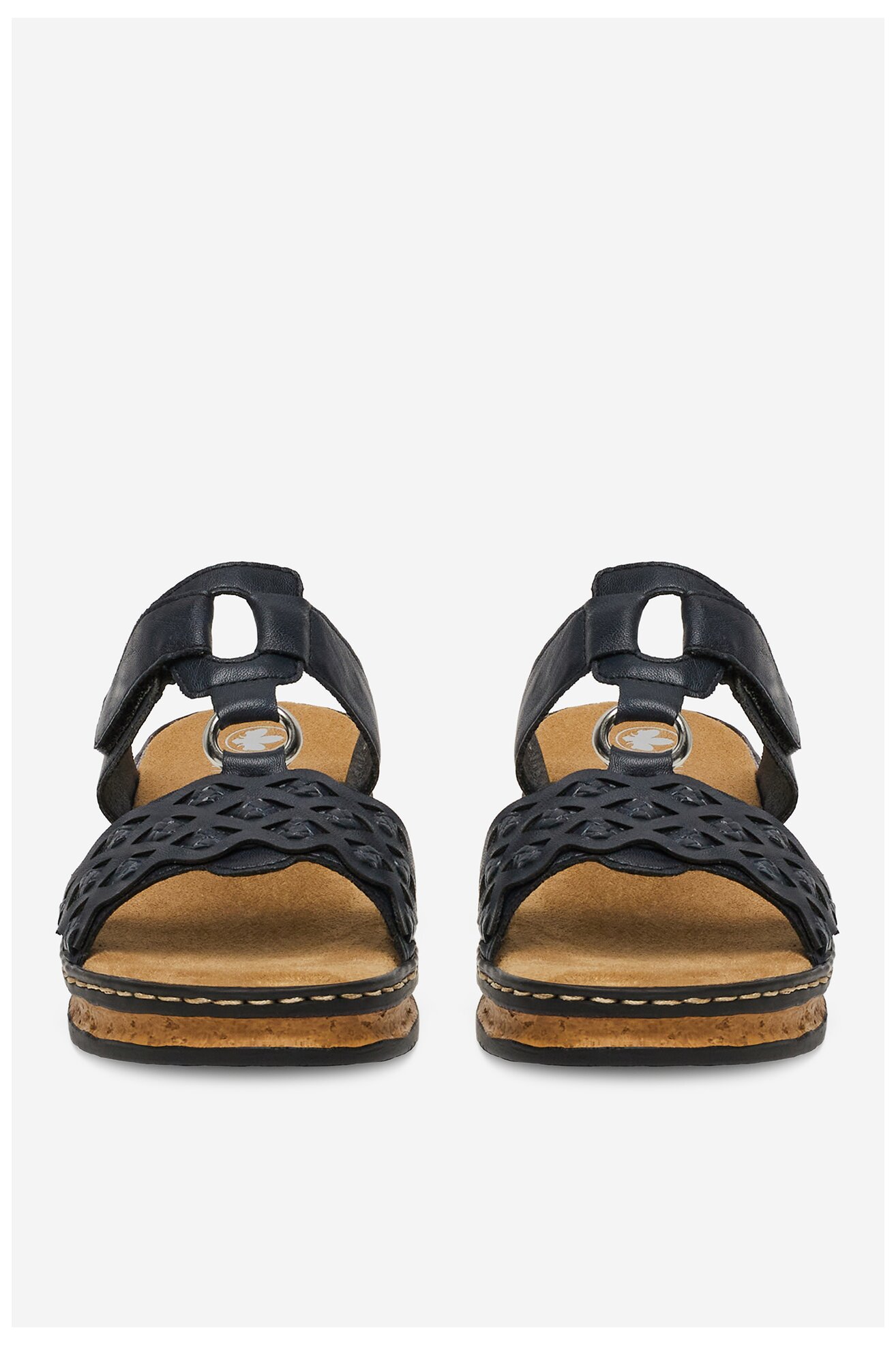 Klapki Rieker CEO-629K9-14 Granatowy