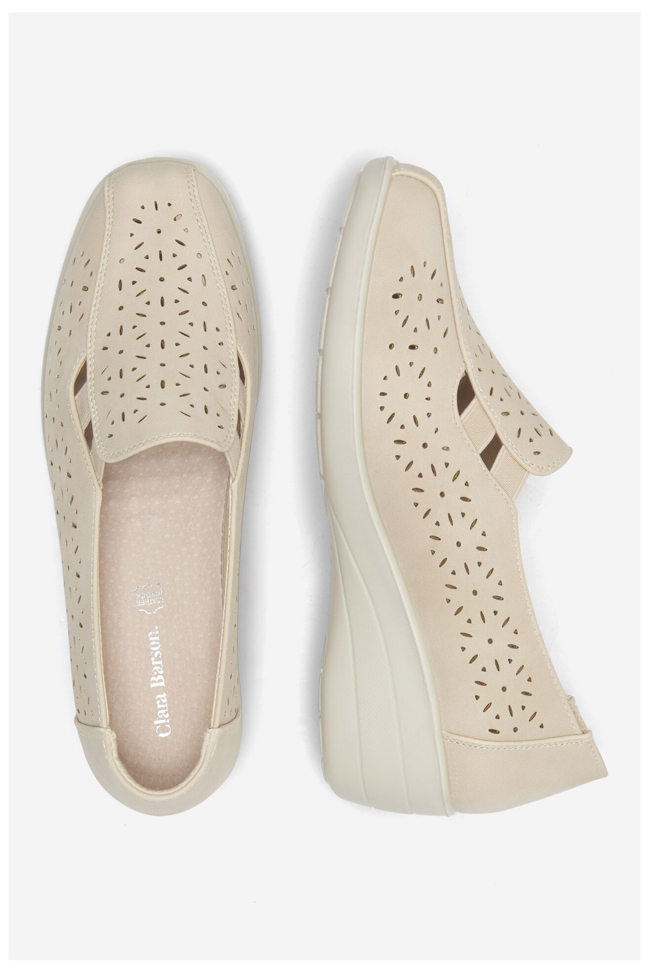 Półbuty Clara Barson WSS21169-01 Beżowy